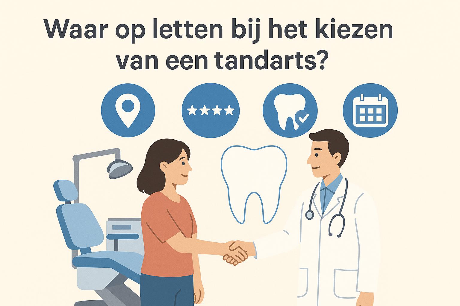 Waar op letten bij het kiezen van een tandarts?
