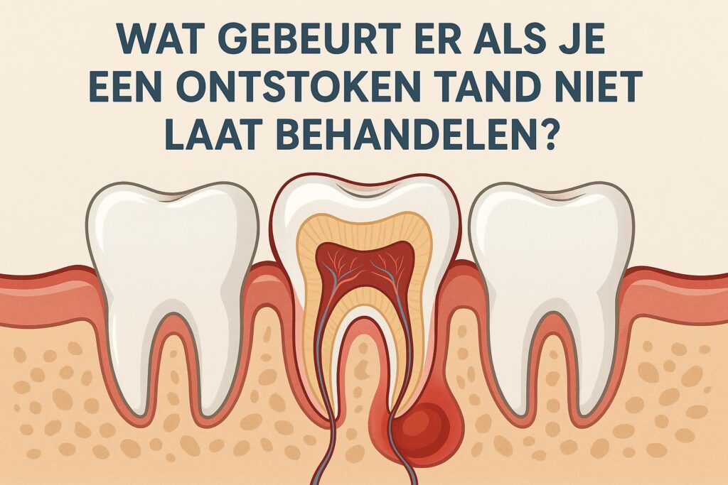 Wat gebeurt er als je een ontstoken tand niet laat behandelen?