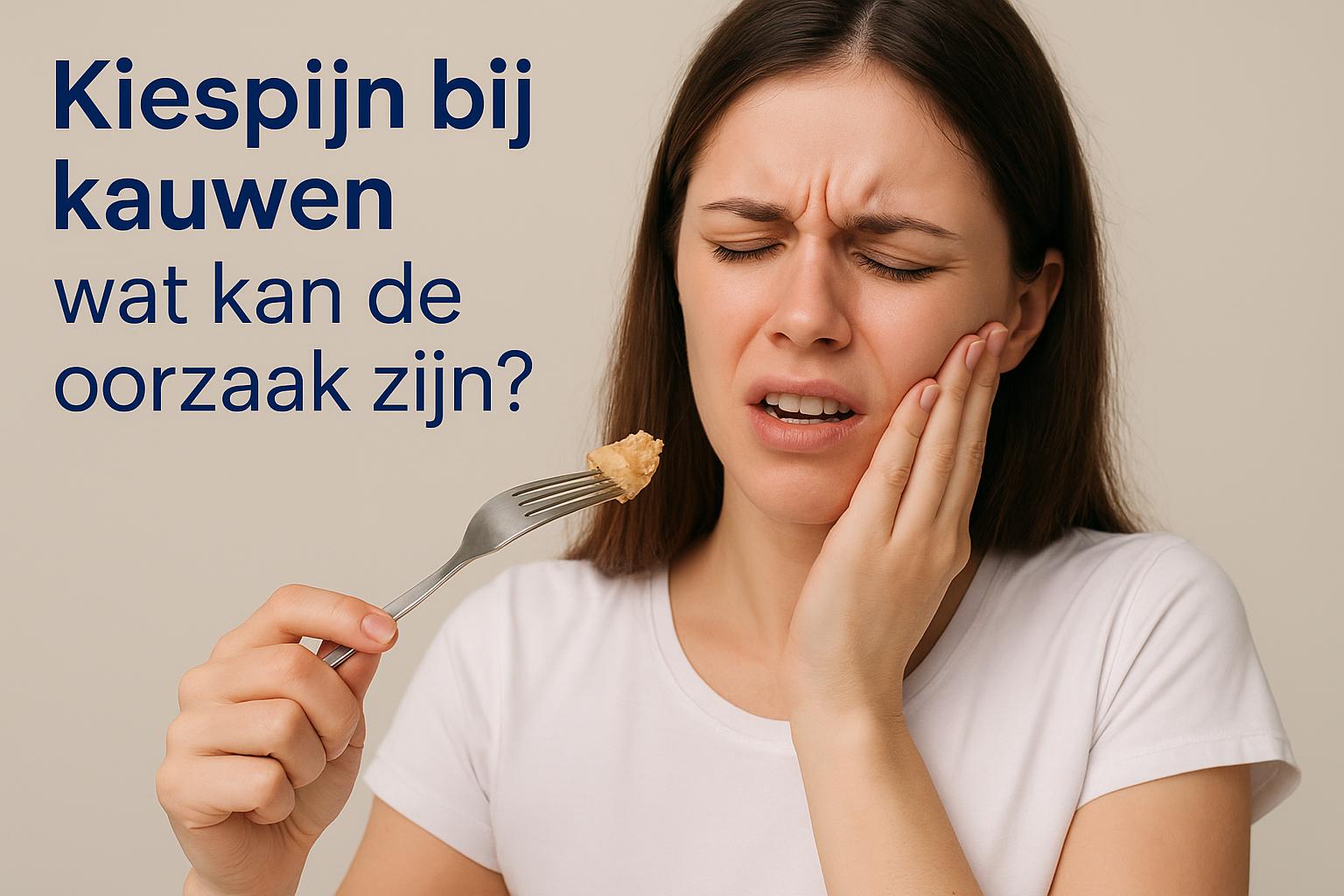 Kiespijn bij kauwen: wat kan de oorzaak zijn?