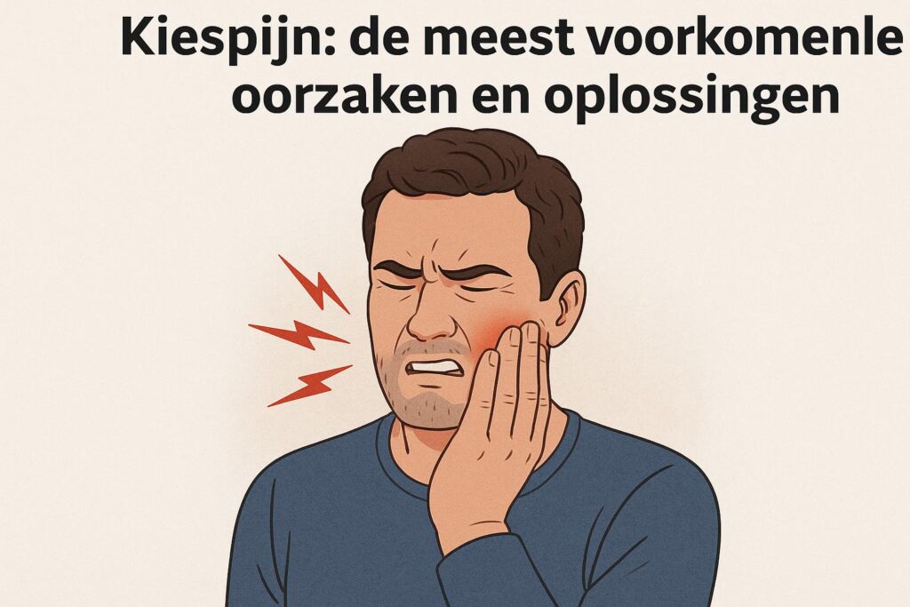 Kiespijn: de meest voorkomende oorzaken en oplossingen