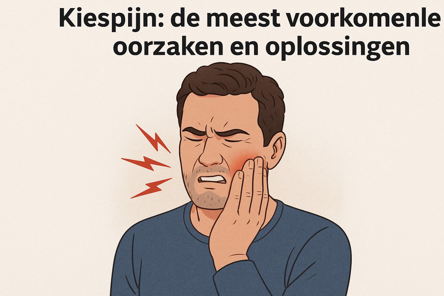 Kiespijn: de meest voorkomende oorzaken en oplossingen